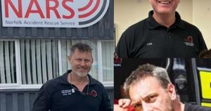 Norfolk paramedic trio honoured for 60 years of combined NARS service