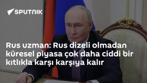 Rus uzman: Rus dizeli olmadan küresel piyasa çok daha ciddi bir kıtlıkla karşı karşıya kalır