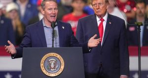 Facing midterm panic, Trump tries a new strategy: objectifying male senator backsides