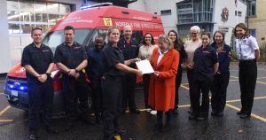 Lord-Lieutenant hails fire crews after battling record number of blazes this summer
