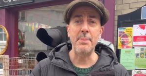 Comedy star's hilarious hunt for quirky signs in a Suffolk town sparks laughs