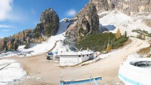Prima nevicata stagionale sulle Dolomiti