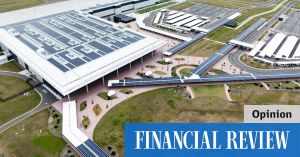 No fast rail will limit take-off of Sydney’s new airport