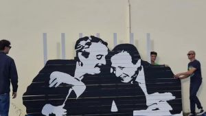 Pannello anti-mafia messo in sicurezza