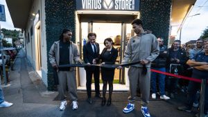 Inaugurato il nuovo store della Virtus. Carr e Klintman: “A Milano per vincere”