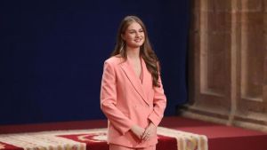 ¿Se está posicionando bien la princesa Leonor?