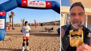 Livorno, Stefano ha vinto la sfida nel Sahara: «Ho corso 100 km con il diabete, è stata dura ma sono felice»