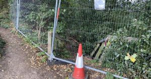 Footpath used by hundreds of football fans STILL CLOSED almost a year later