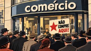 A estrela de volta às fachadas comerciais