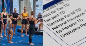 A cruise ship performer broke down her monthly paycheck, and it’s all about the perks