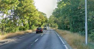 A47 blocked in both directions after trailer detaches and hits van