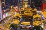 Le Temple Bouddhiste De Jing’An À Shanghaï
